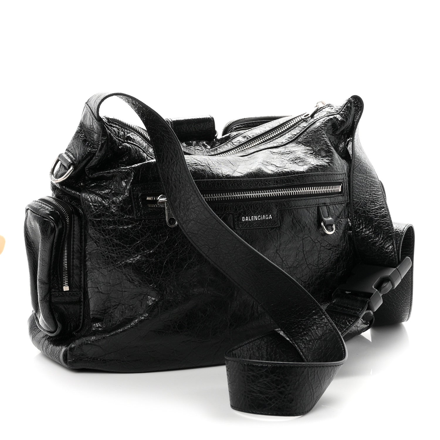 Balenciaga Agneau Arena Superbusy Messenger Bag Black 3 of 9