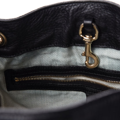Gucci Pebbled Calfskin Medium Soho Chain Shoulder Bag Black 8 of 12