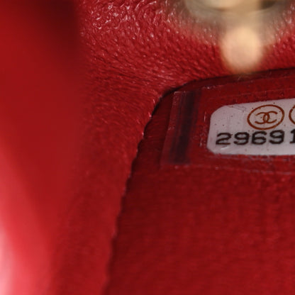 Chanel Aged Calfskin Quilted 2.55 Reissue Mini Flap Red 7 of 9