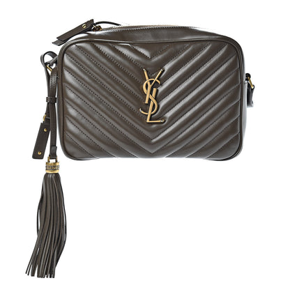 Saint Laurent Calfskin Matelasse Monogram Lou Camera Bag Faggio 1 of 10