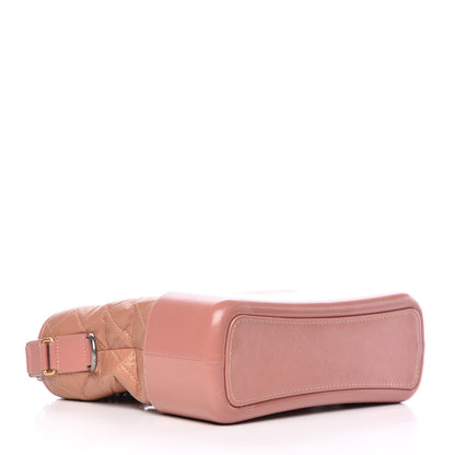Chanel Aged Calfskin Quilted Medium Gabrielle Hobo Pink 4 of 13