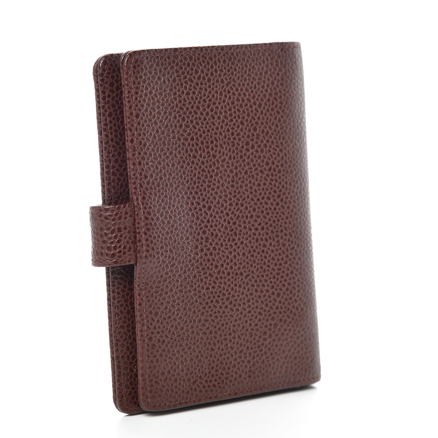 Chanel Caviar CC Mini Ring Agenda Planner Brown 3 of 8