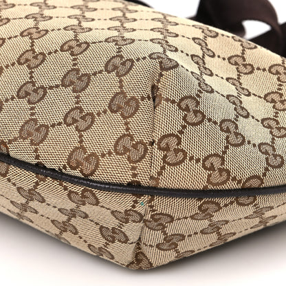 Gucci Monogram Medium Half Moon Hobo Dark Brown 8 of 8