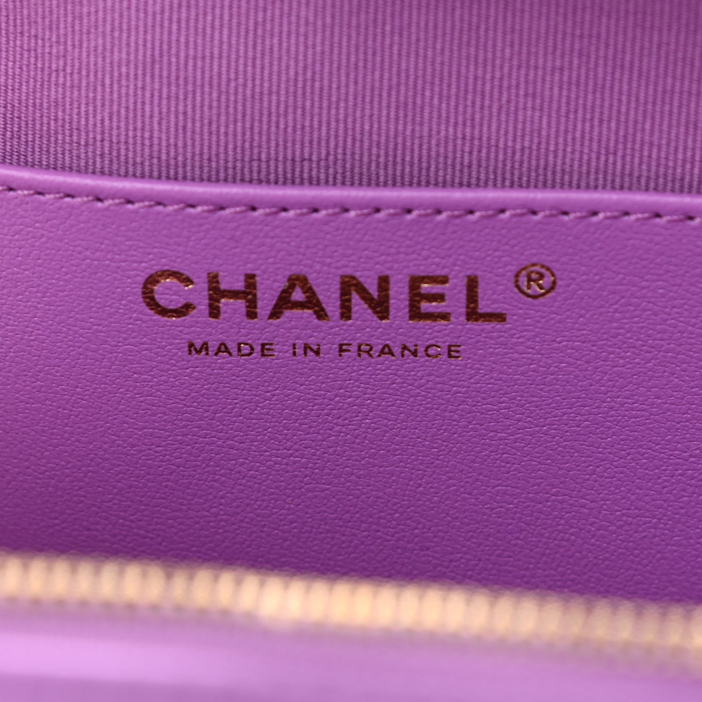 Lambskin Quilted CC In Love Heart Bag Purple
