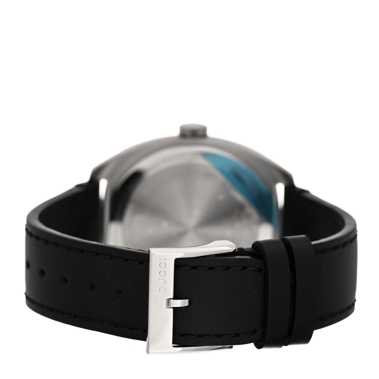 Gucci Stainless Steel Calfskin 40mm GG2570 Quartz Watch Black 3 of 4