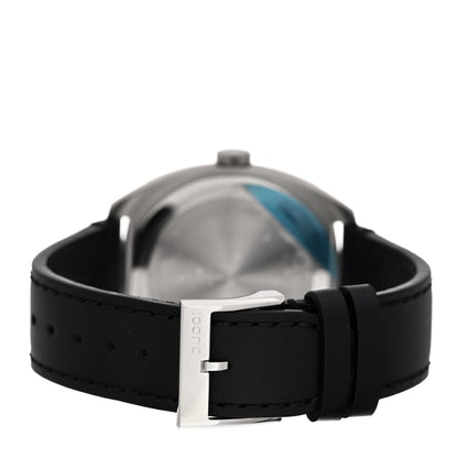 Gucci Stainless Steel Calfskin 40mm GG2570 Quartz Watch Black 3 of 4