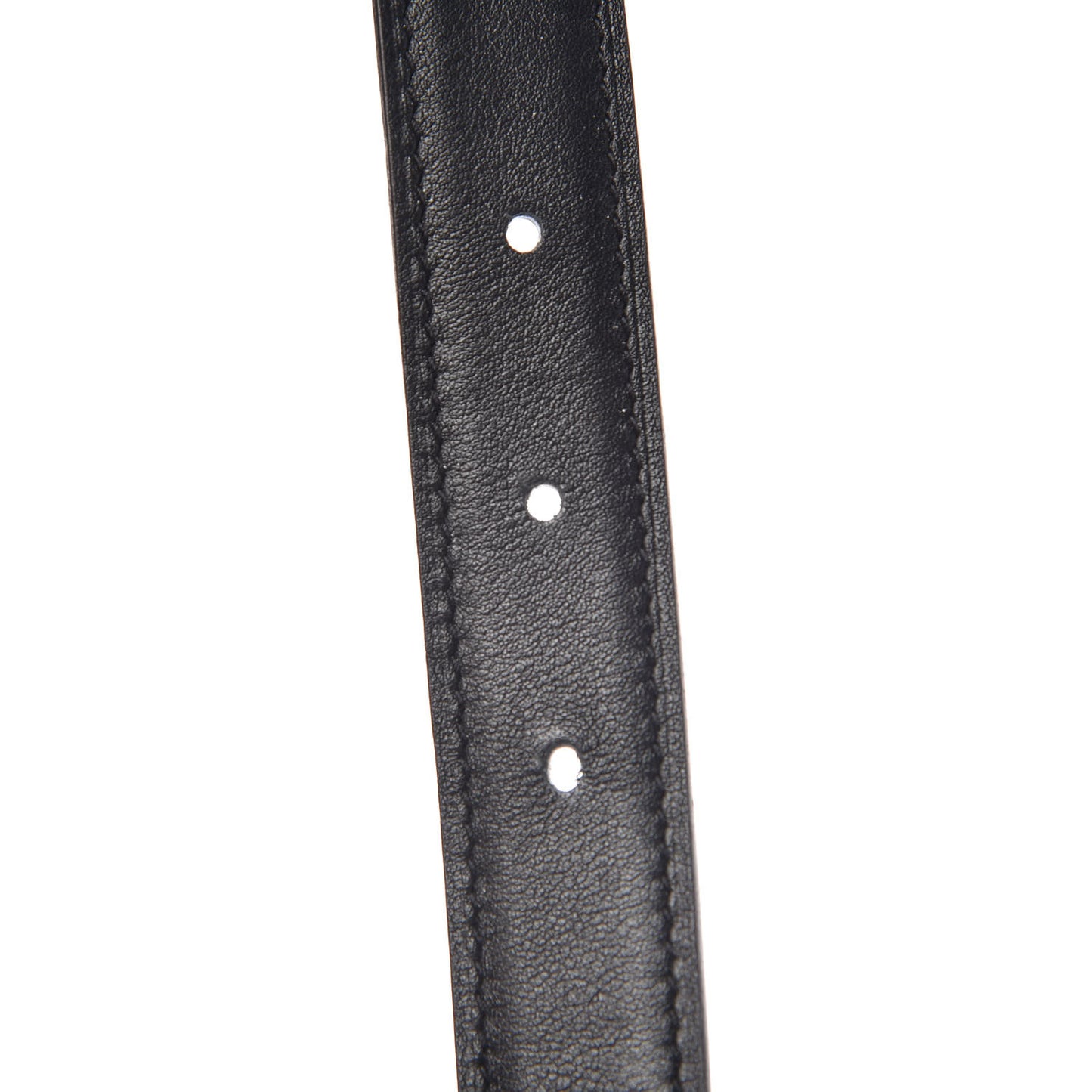 Swift Epsom 24mm Mini Constance H Belt 85 Black Etoupe