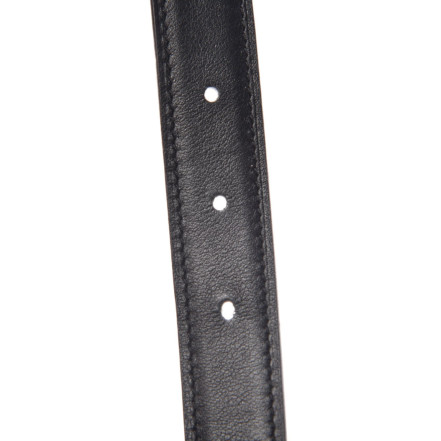 Hermes Swift Epsom 24mm Mini Constance H Belt 85 Black Etoupe 4 of 7