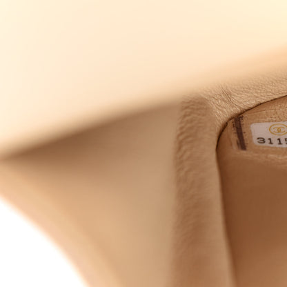 Chanel Caviar Quilted Medium Double Flap Beige 9 of 11
