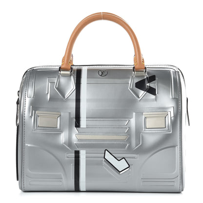Louis Vuitton Epi Spaceship Embossed Speedy 25 Silver 1 of 9