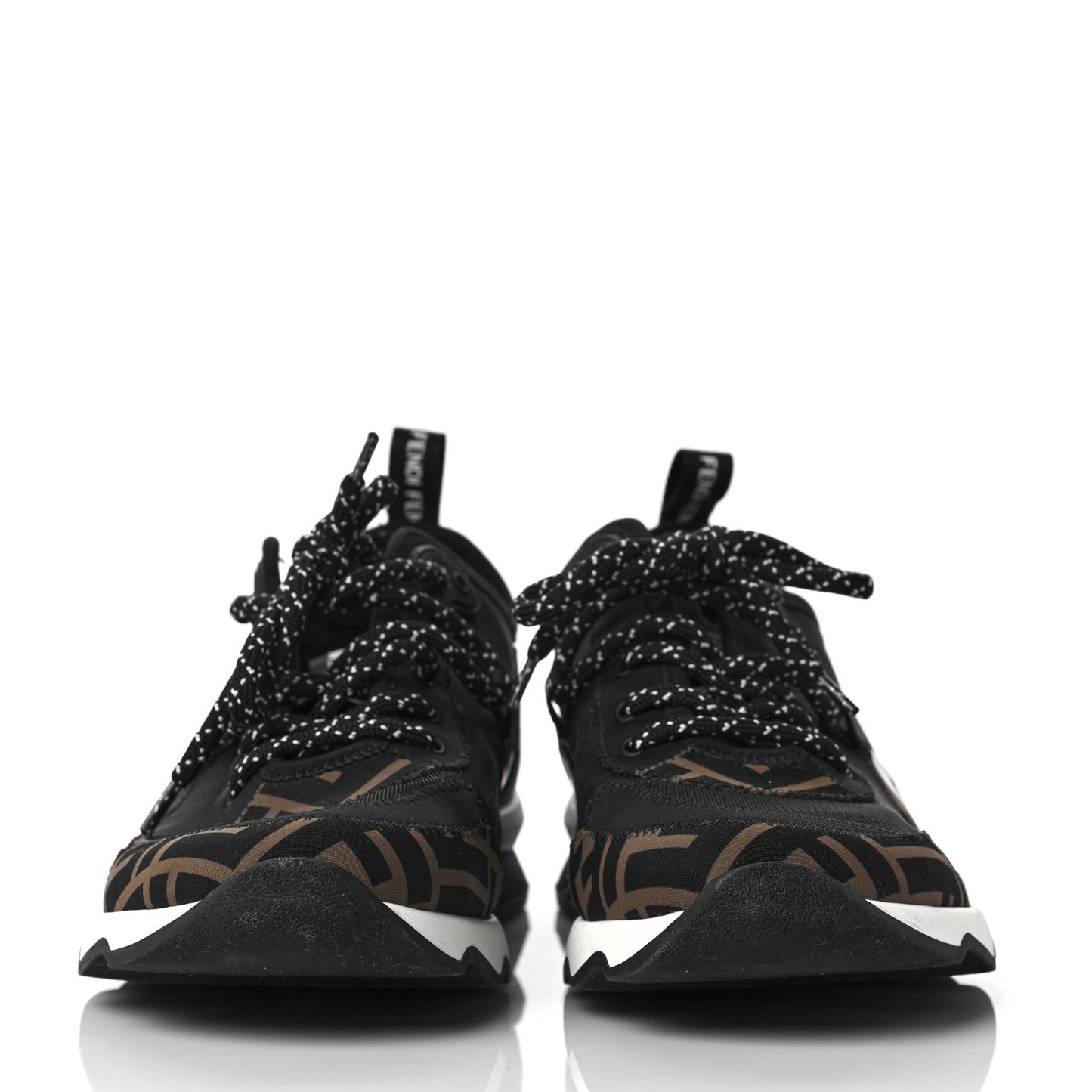 Technical Mesh Lycra FFreedom Patchwork Sneakers 41 Black Tobacco