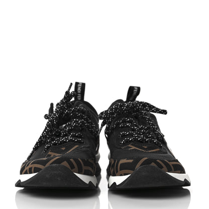 Fendi Technical Mesh Lycra FFreedom Patchwork Sneakers 41 Black Tobacco 2 of 7