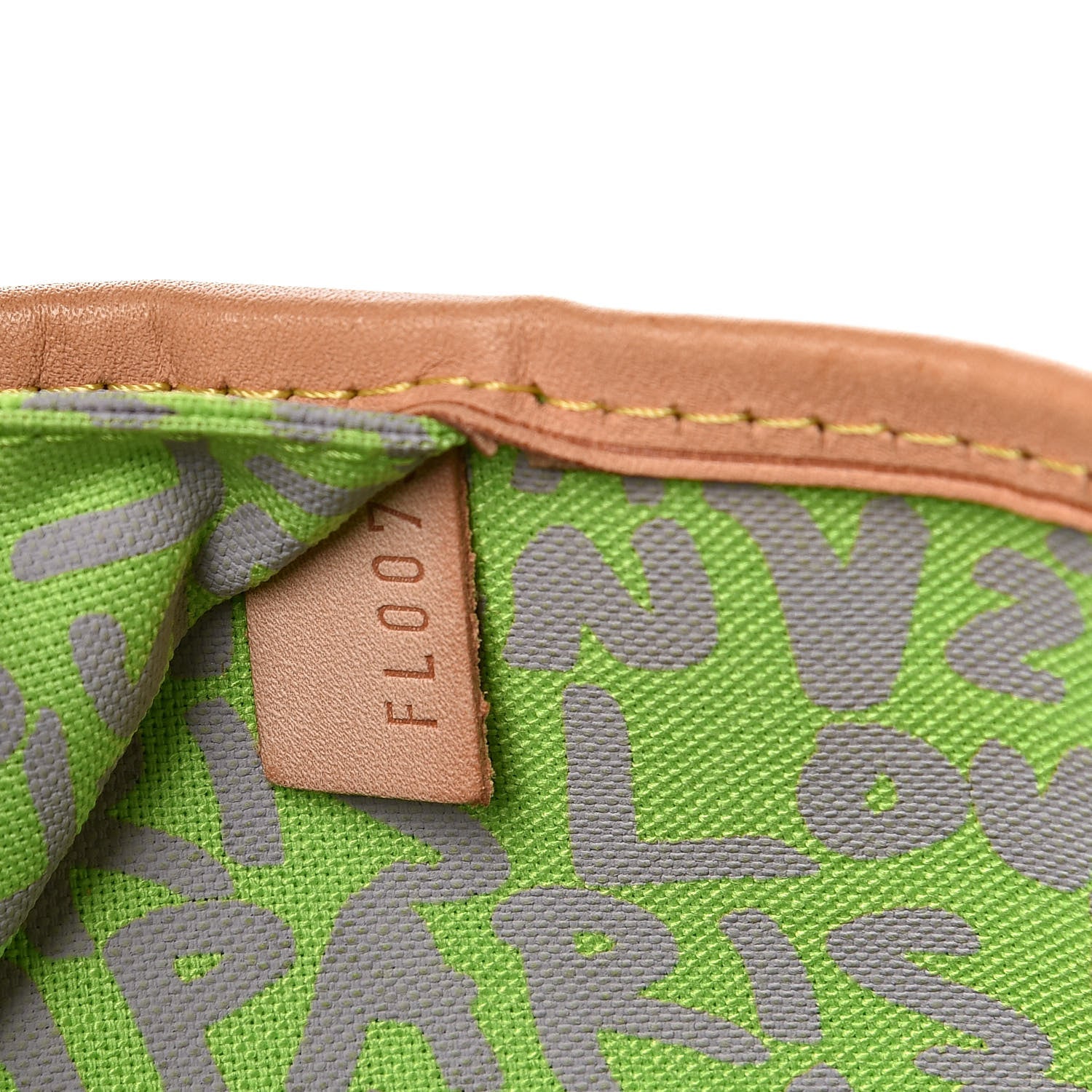 Louis Vuitton Monogram Graffiti Neverfull GM Green 7 of 10