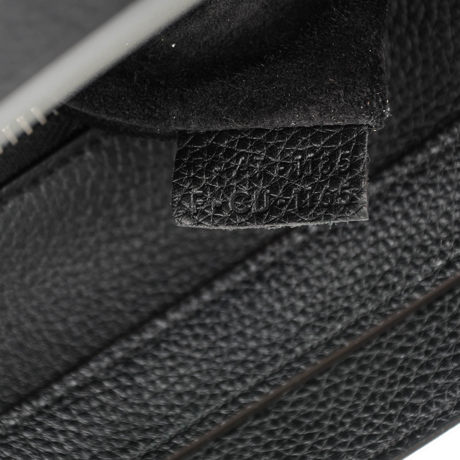 Celine Drummed Calfskin Micro Luggage Black 7 of 7