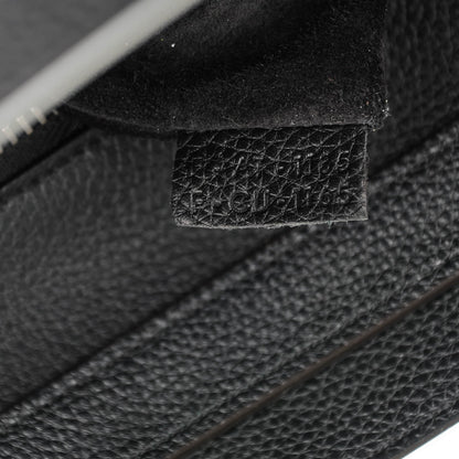 Celine Drummed Calfskin Micro Luggage Black 7 of 7