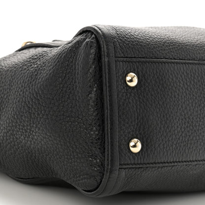 Gucci Pebbled Calfskin Small Soho Shoulder Bag Black 9 of 10