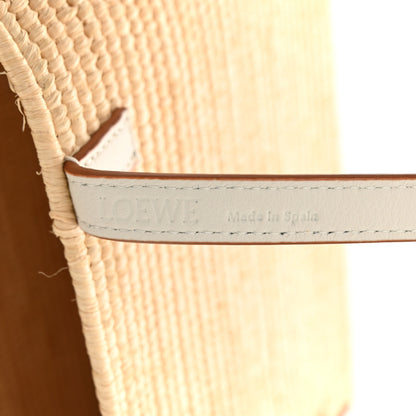 Loewe Raffia Square Small Basket Tote Bag Natural White 6 of 9