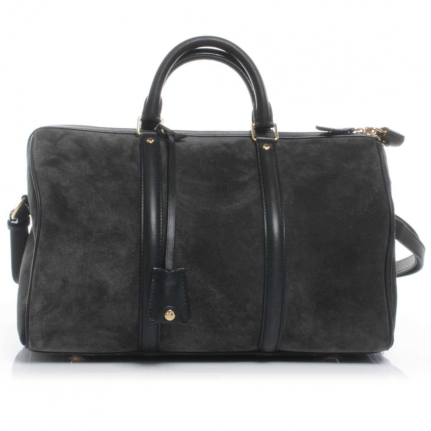 Suede Calfskin SC Bag MM Asphalt