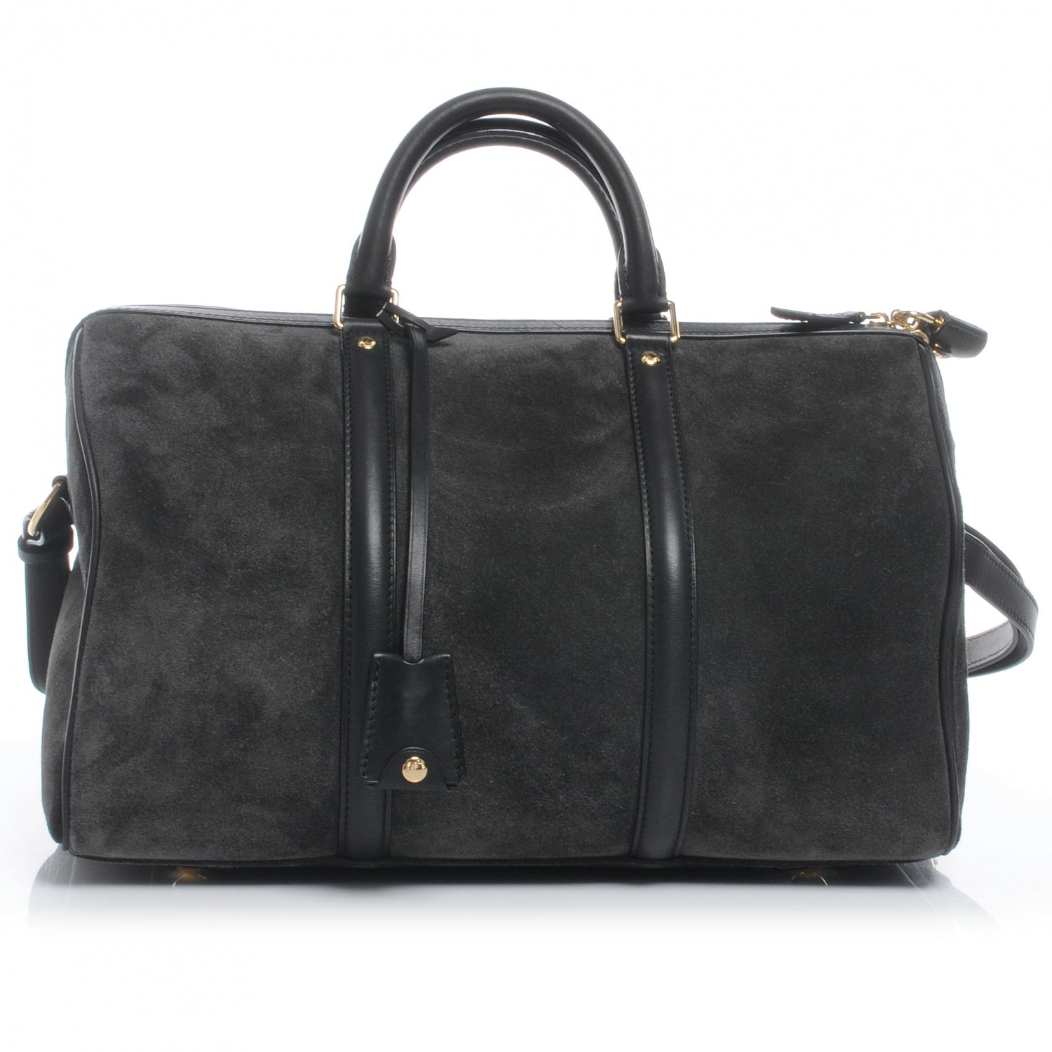 Louis Vuitton Suede Calfskin SC Bag MM Asphalt 1 of 7