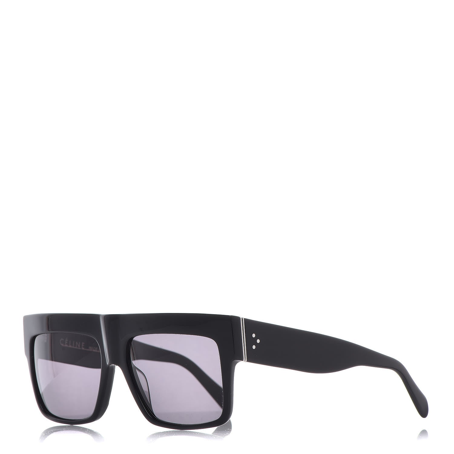 Celine Polarized ZZ Top Sunglasses CL 41756 Black 1 of 7