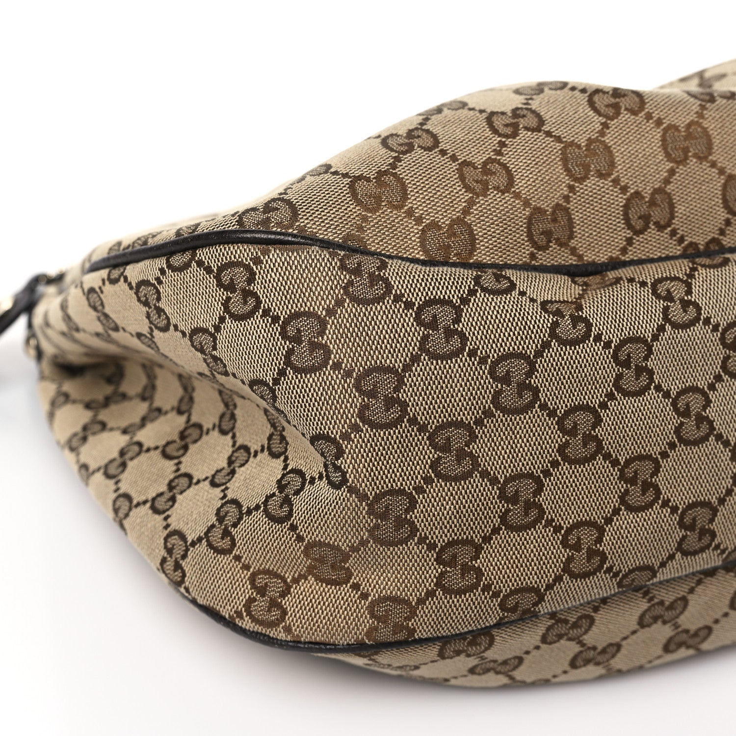 Gucci Monogram Medium Sukey Hobo Dark Brown 8 of 9