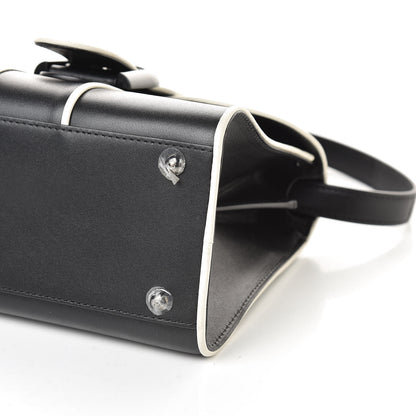 Delvaux Calfskin Illusion Piped Mini Brillant Satchel Black 9 of 9