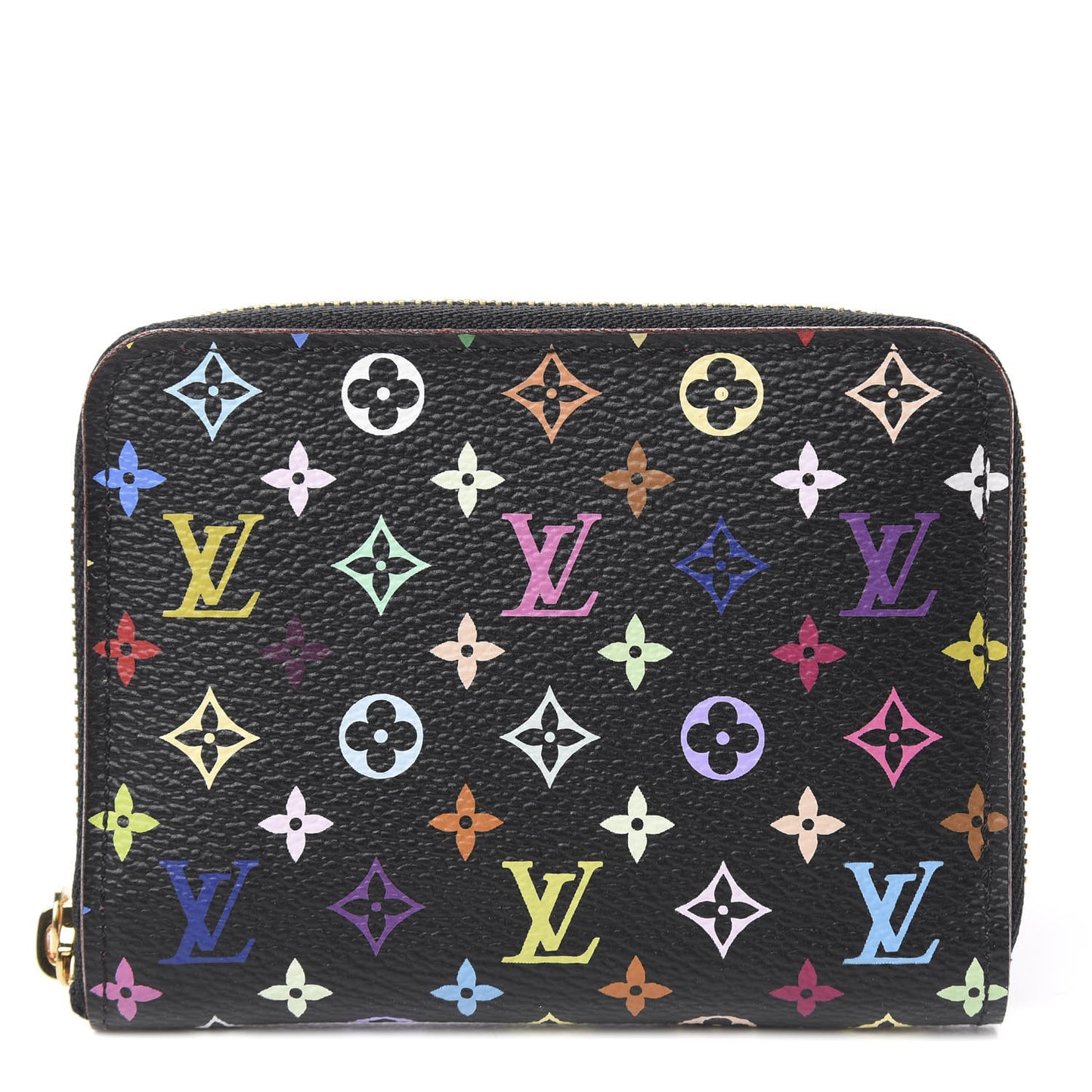 Monogram Multicolor Zippy Coin Purse Black Grenade