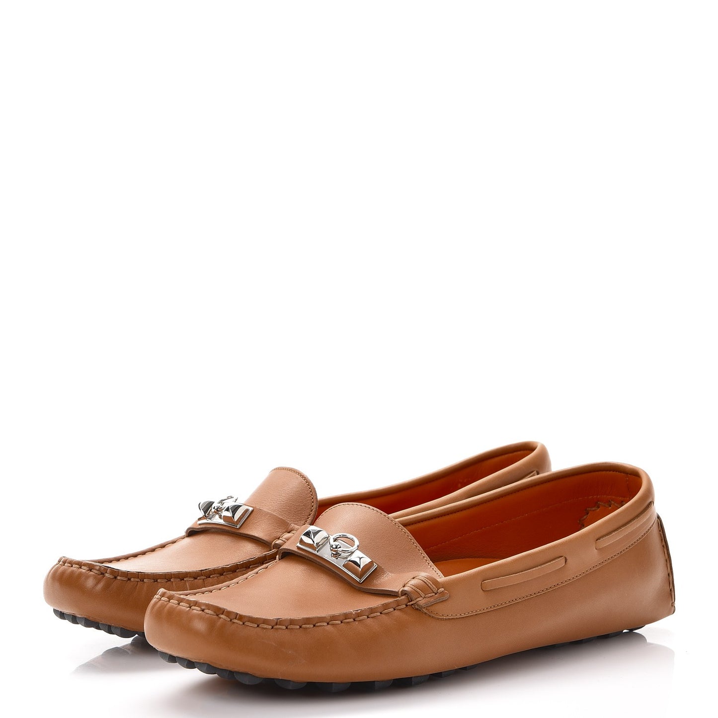 Mens Box Irving Driving Moccasin Loafers 41 Natural