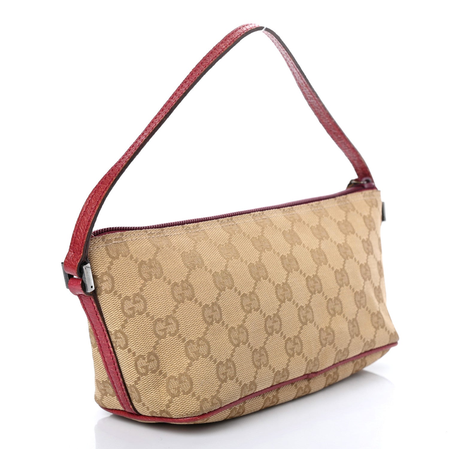Gucci Monogram Boat Pochette Red 3 of 8