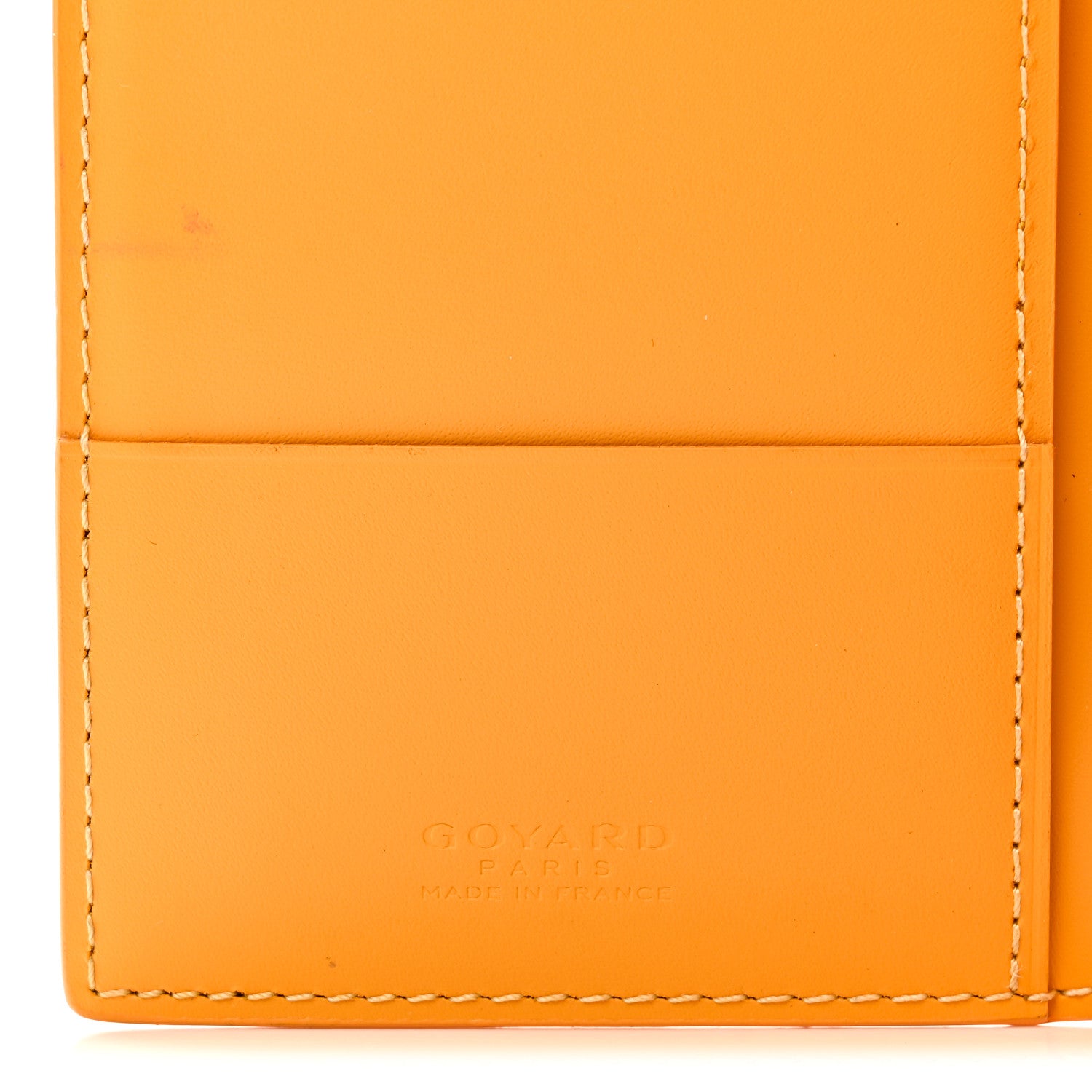 Goyard Goyardine Passport Wallet Yellow 6 of 8