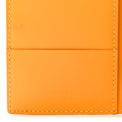 Goyard Goyardine Passport Wallet Yellow 6 of 8