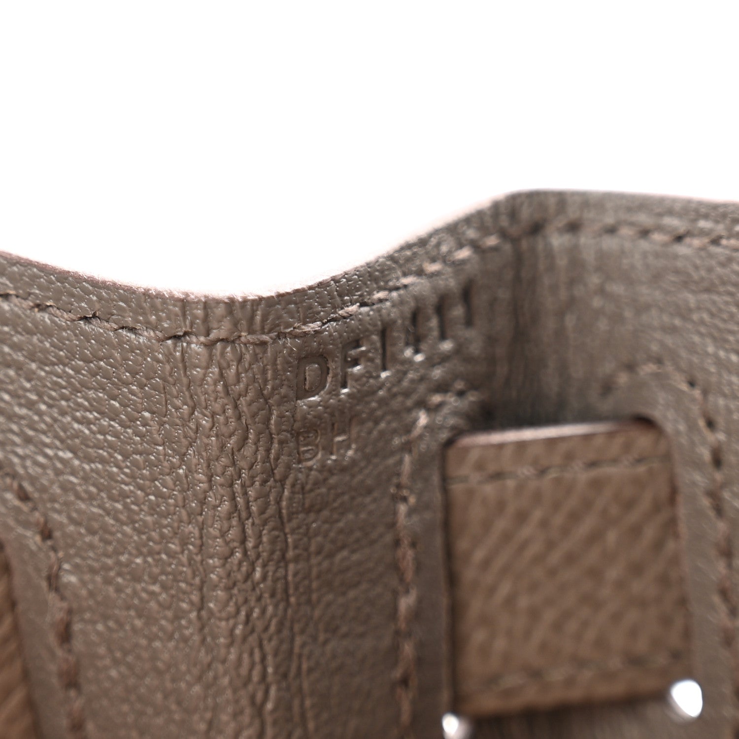 Hermes Epsom Kelly Sellier 28 Etain 7 of 11