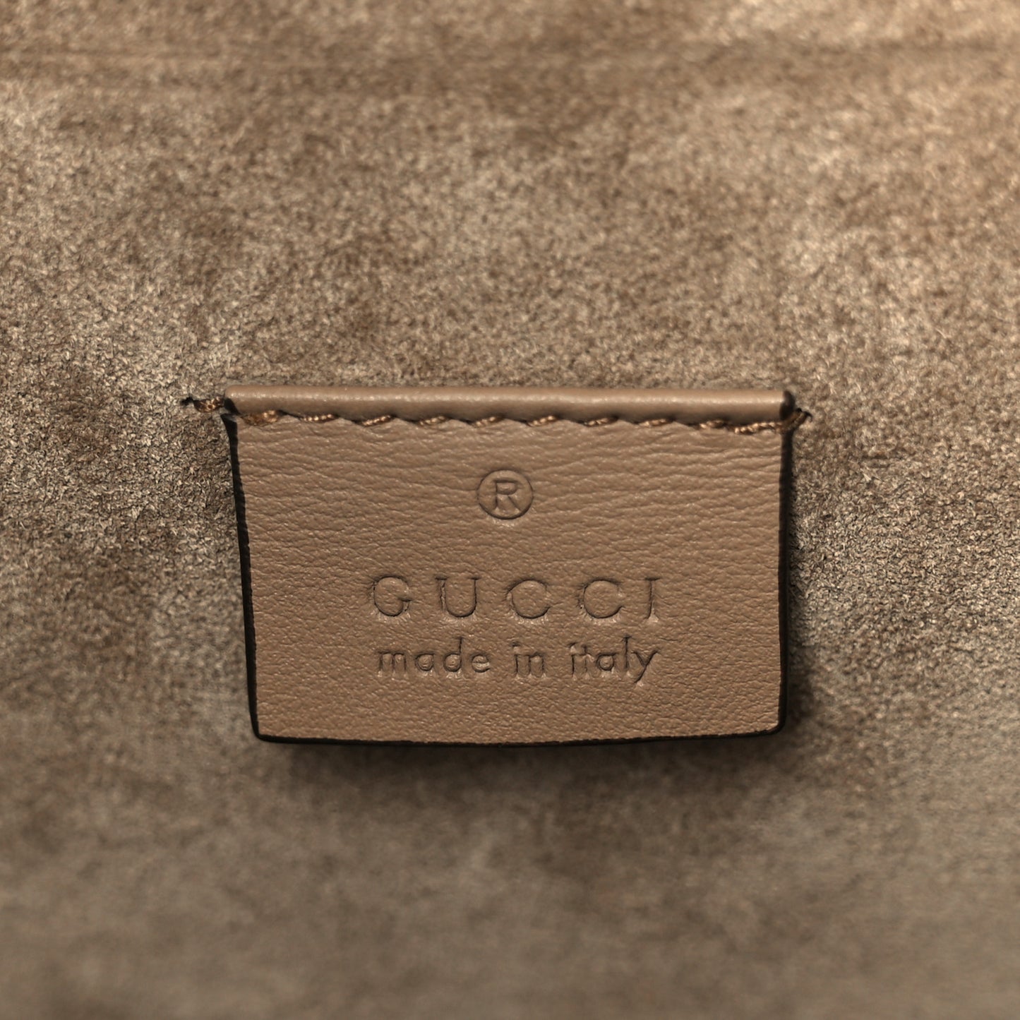 GG Supreme Monogram Medium Dionysus Shoulder Bag Taupe