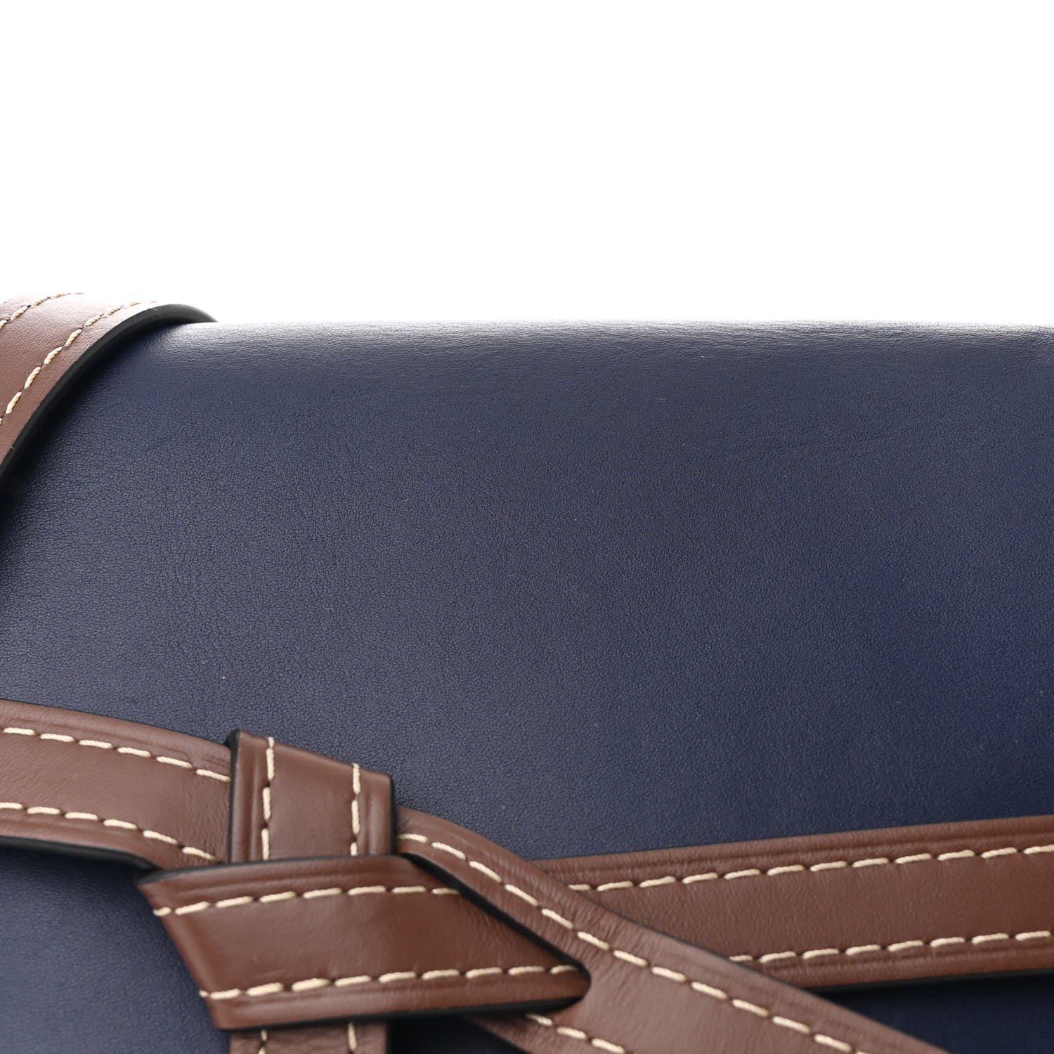 Loewe Calfskin Small Gate Crossbody Bag Blue 8 of 10
