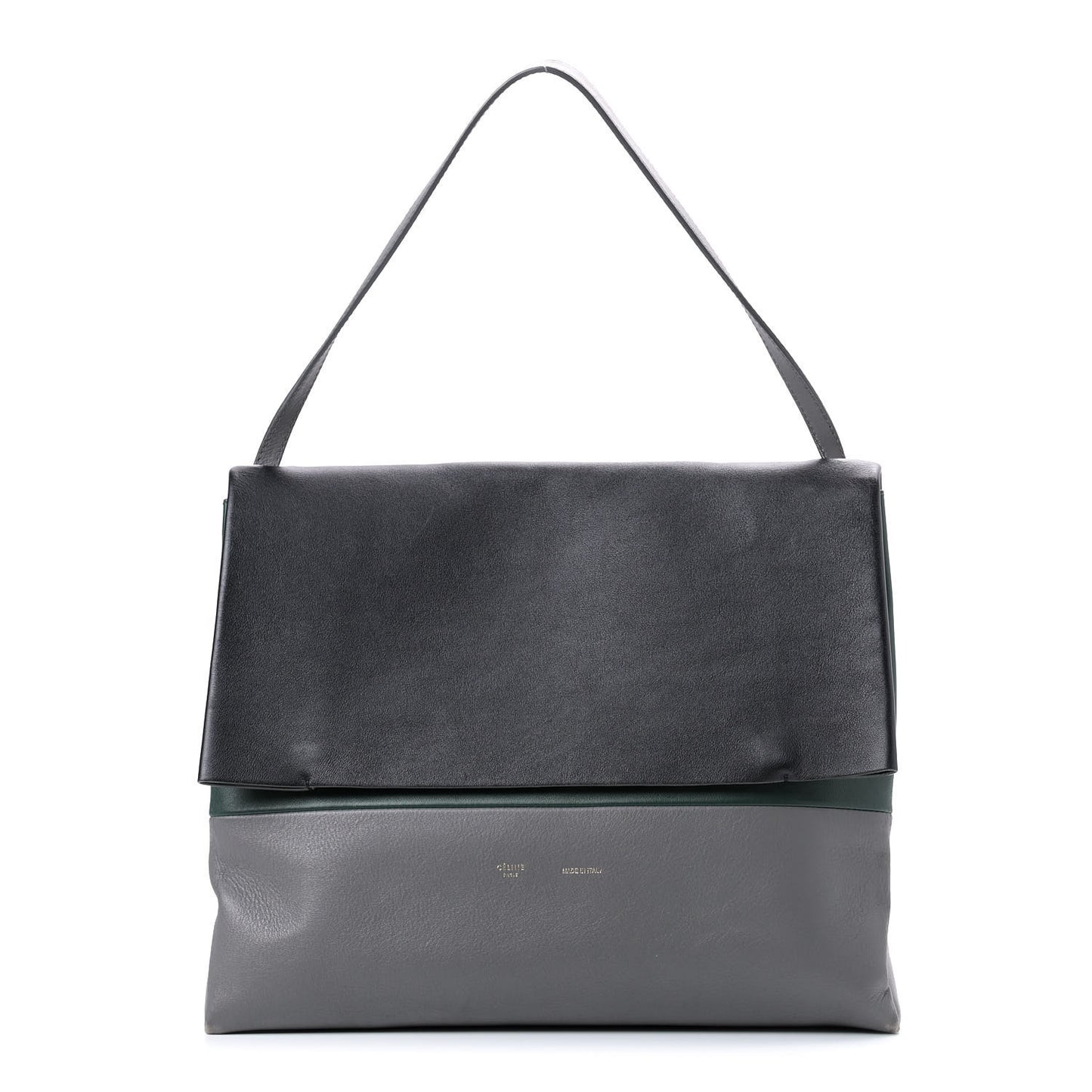 Calfskin All Soft Shoulder Bag Black