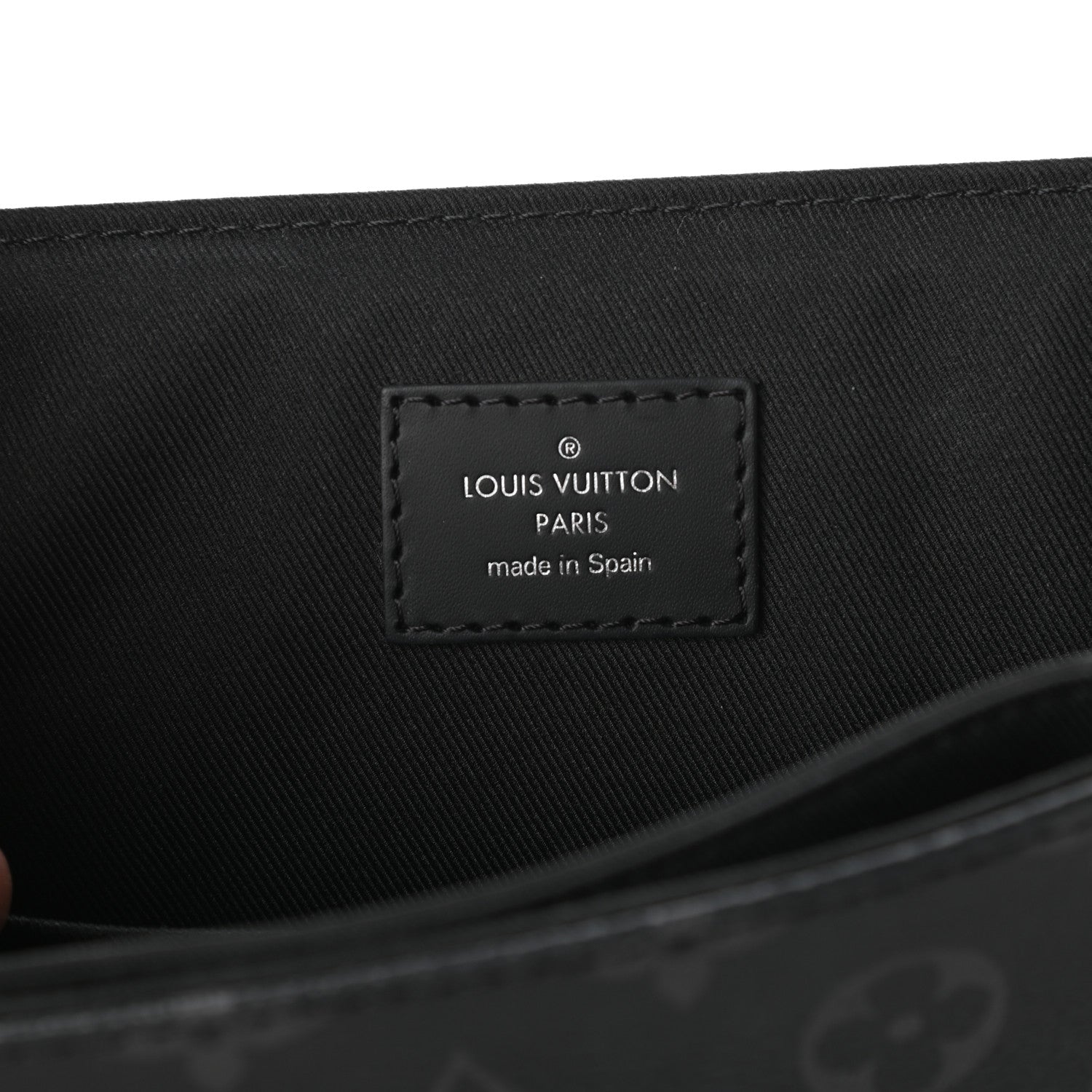 Louis Vuitton Monogram Eclipse District PM Black 6 of 9