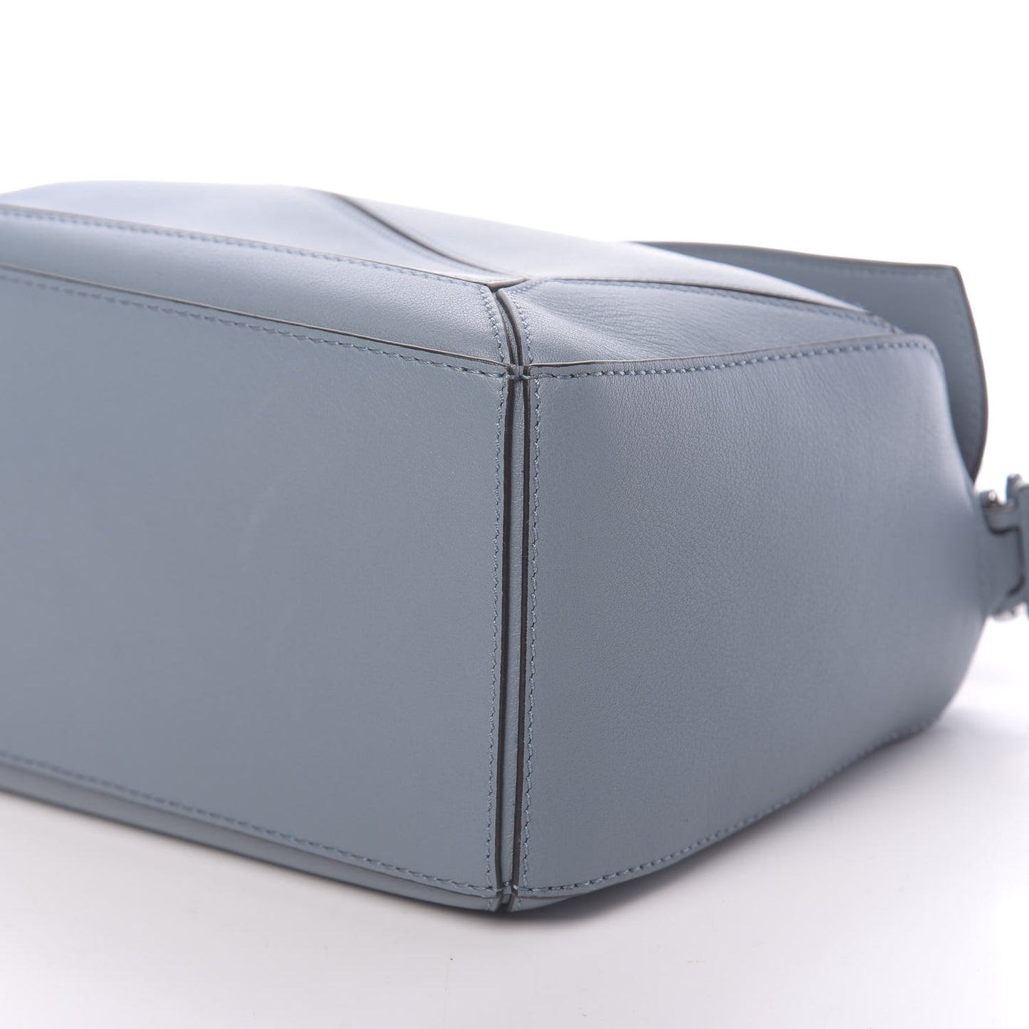 Calfskin Small Puzzle Bag Stone Blue