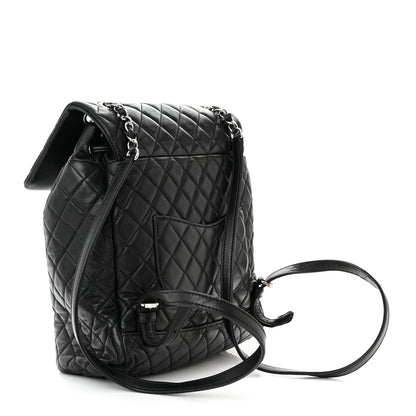 Chanel Lambskin Quilted Large Urban Spirit Backpack Black 3 of 11