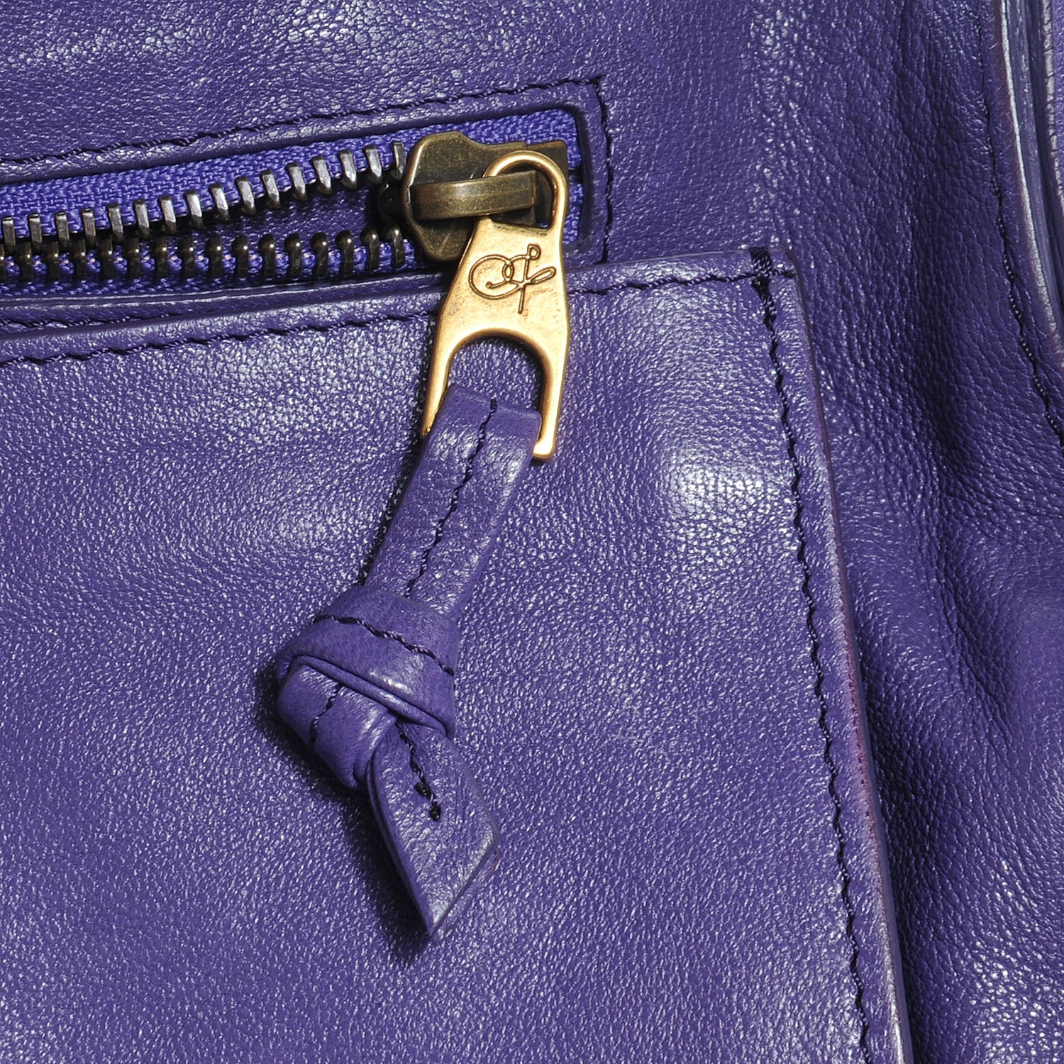 Proenza Schouler Lambskin PS1 Medium Satchel Violet 12 of 13