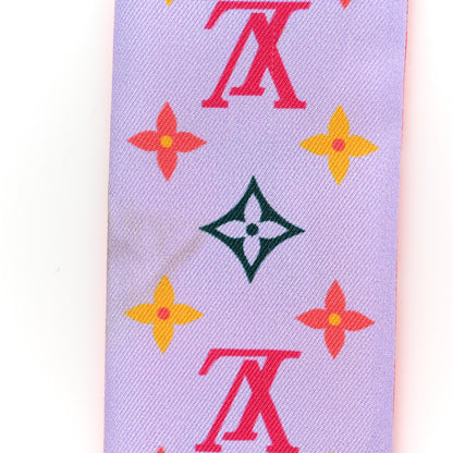 Louis Vuitton Silk Monogram Flowers Forever Bandeau Red 7 of 10
