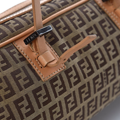Fendi Zucchino Zip Top Tote Beige 11 of 16