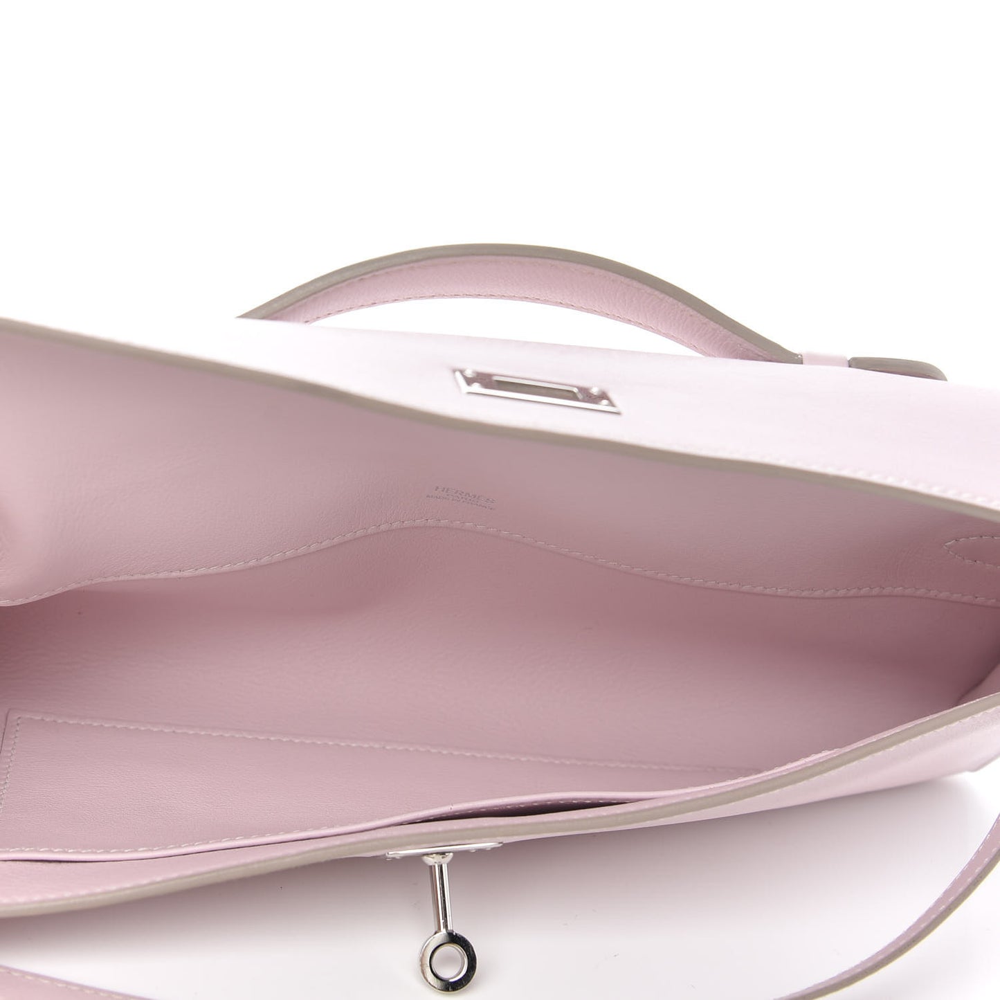 Swift Kelly Cut Clutch Pochette Rose Dragee