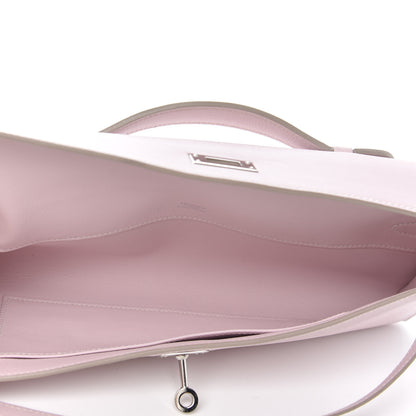 Hermes Swift Kelly Cut Clutch Pochette Rose Dragee 5 of 6