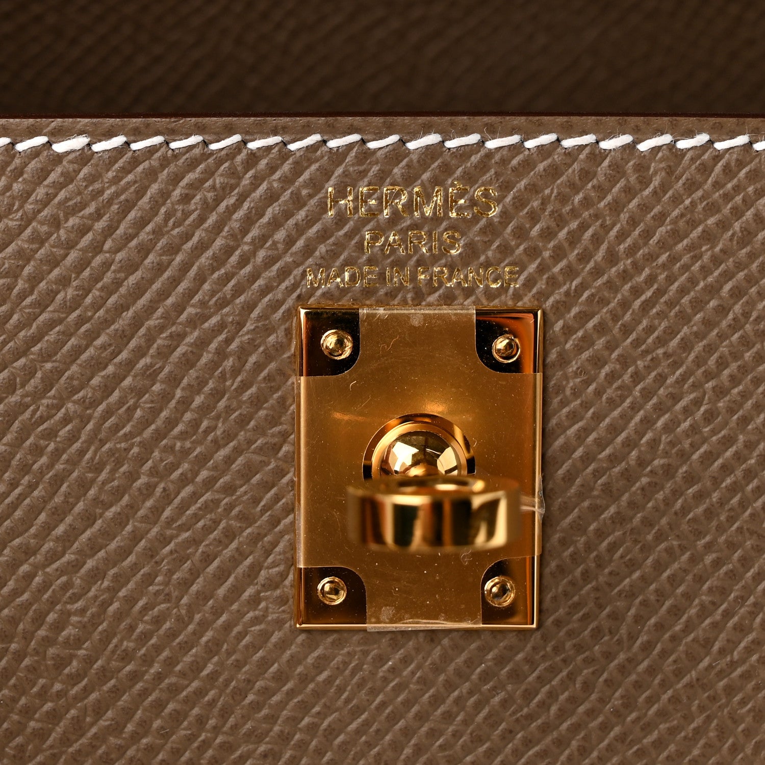 Hermes Epsom Kelly Sellier 25 Etoupe 5 of 10
