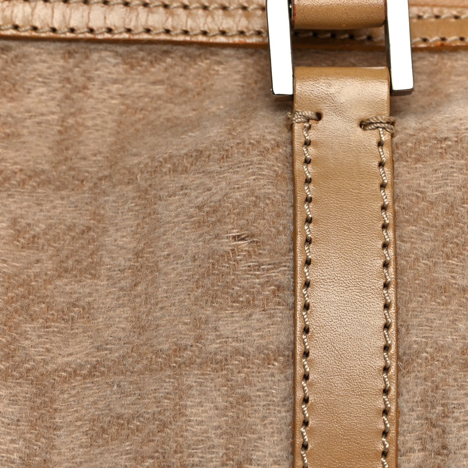 Fendi Wool Zucca Boston Beige 11 of 11