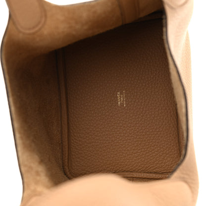 Hermes Taurillon Clemence Picotin Lock 18 PM Chai 4 of 8