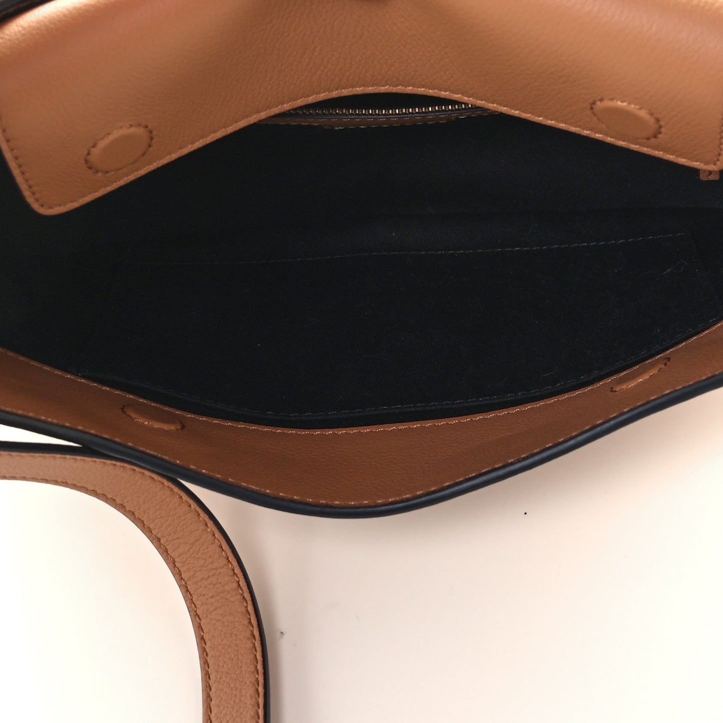 Calfskin La Medusa Medium Hobo Crossbody Brown