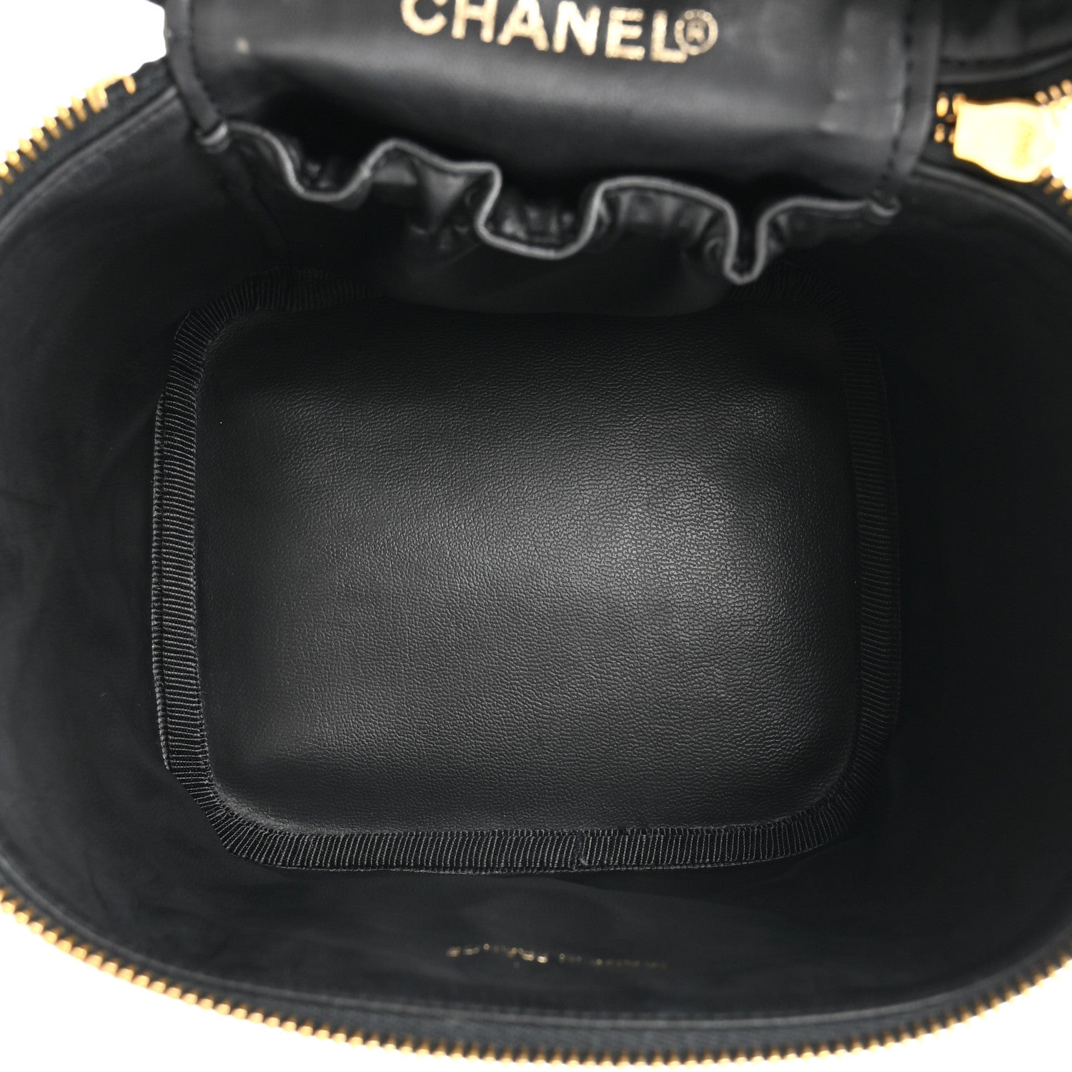Chanel Caviar Vanity Cosmetic Case Black 5 of 11