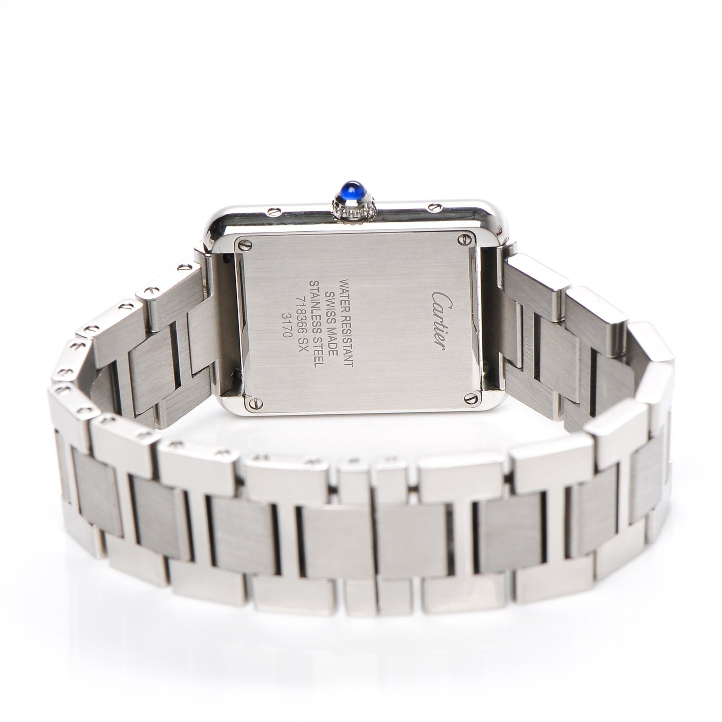 Stainless Steel 24mm Tank Solo Quartz Watch