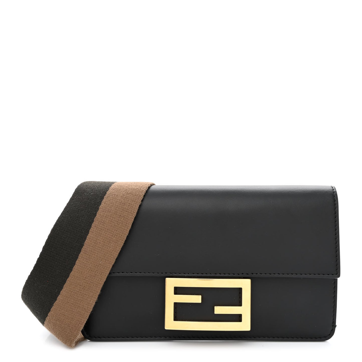 Vitello King Mini Flat Baguette Black